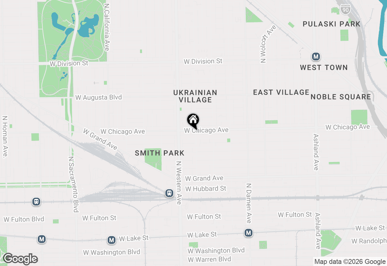 Map of 2305 W Chicago Avenue #1, Chicago, IL 60622