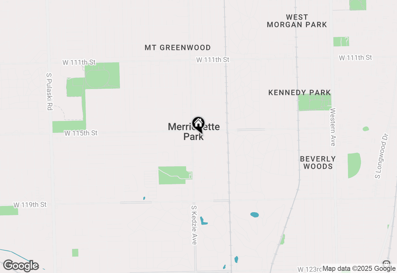 Map of 3176 W Meadow Lane Drive #40, Merrionette Park, IL 60803