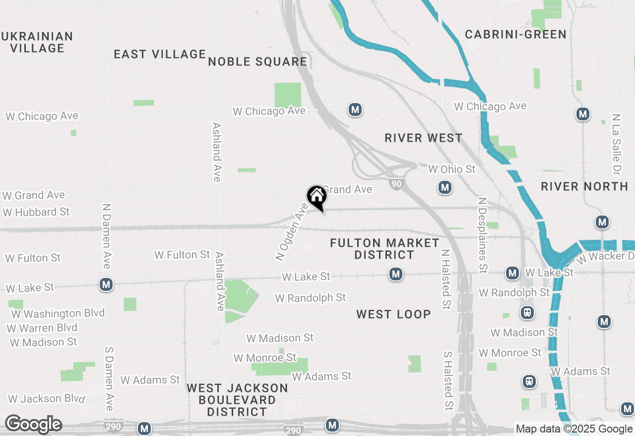 Map of 407 N Elizabeth Street #209, Chicago, IL 60642