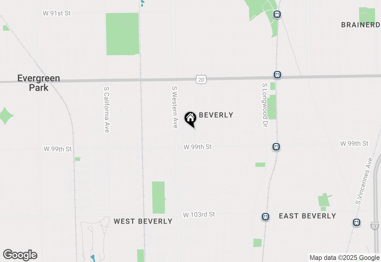 Map of 9800 S Oakley Avenue, Chicago, IL 60643