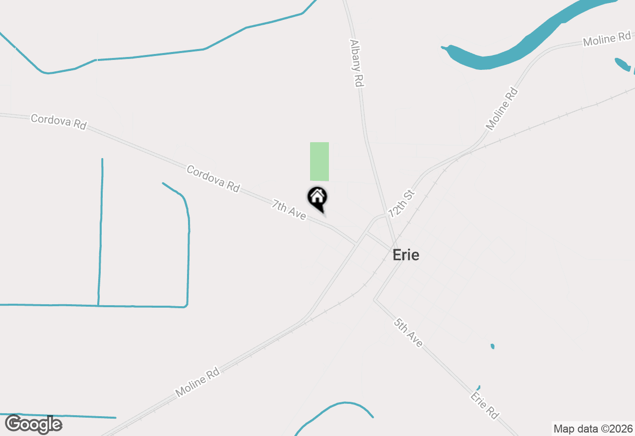 Map of 1317 7th Avenue, Erie, IL 61250