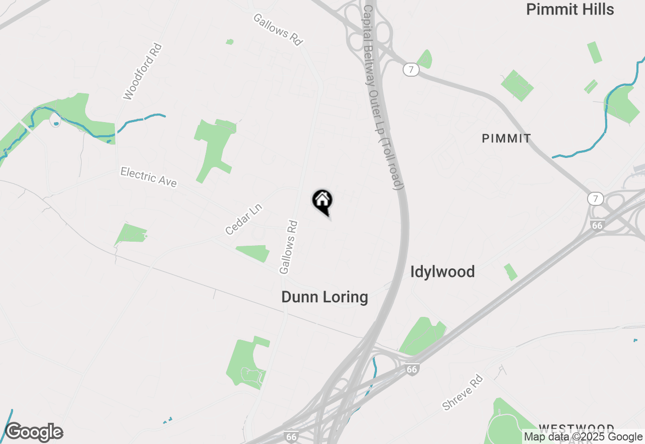 Map of 2253 Arden Street, Dunn Loring, VA 22027