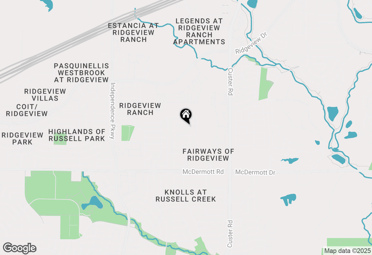 Map of 2509 Heather Glen Drive, Plano, TX 75025
