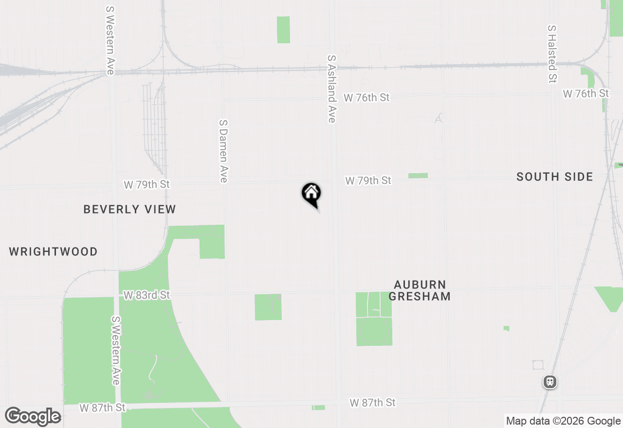 Map of 8007 S Paulina Street, Chicago, IL 60620