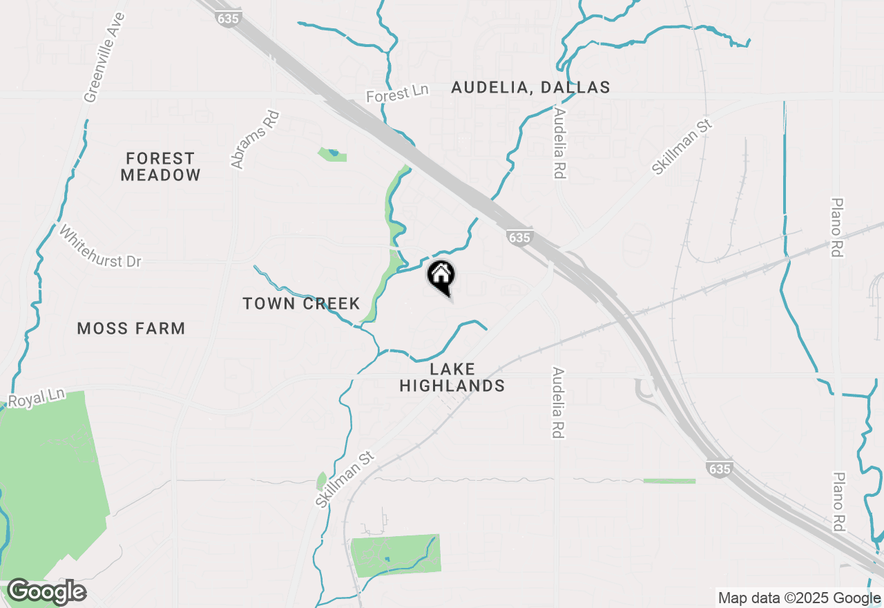 Map of 8600 Coppertowne Lane #1804, Dallas, TX 75243