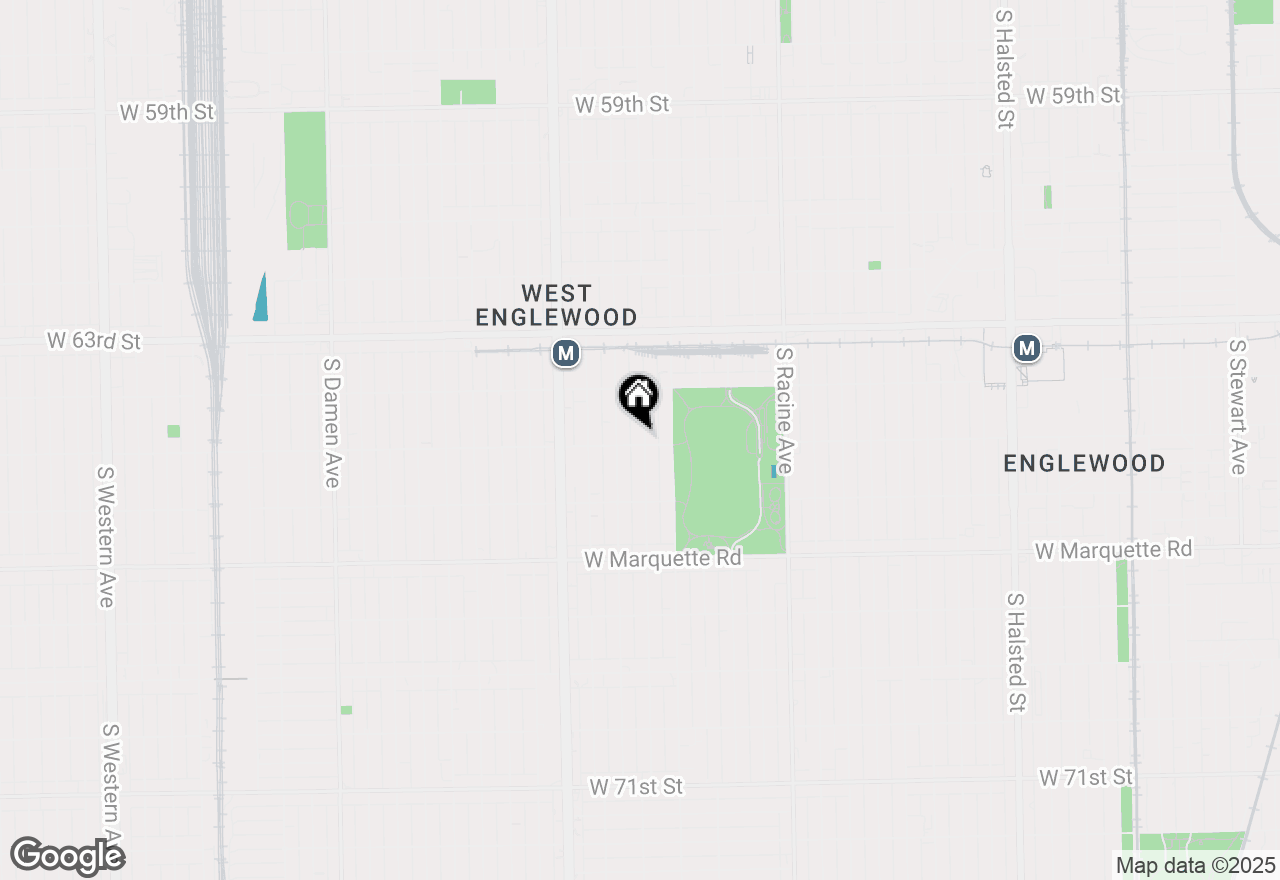 Map of 6456 S Bishop Street, Chicago, IL 60636