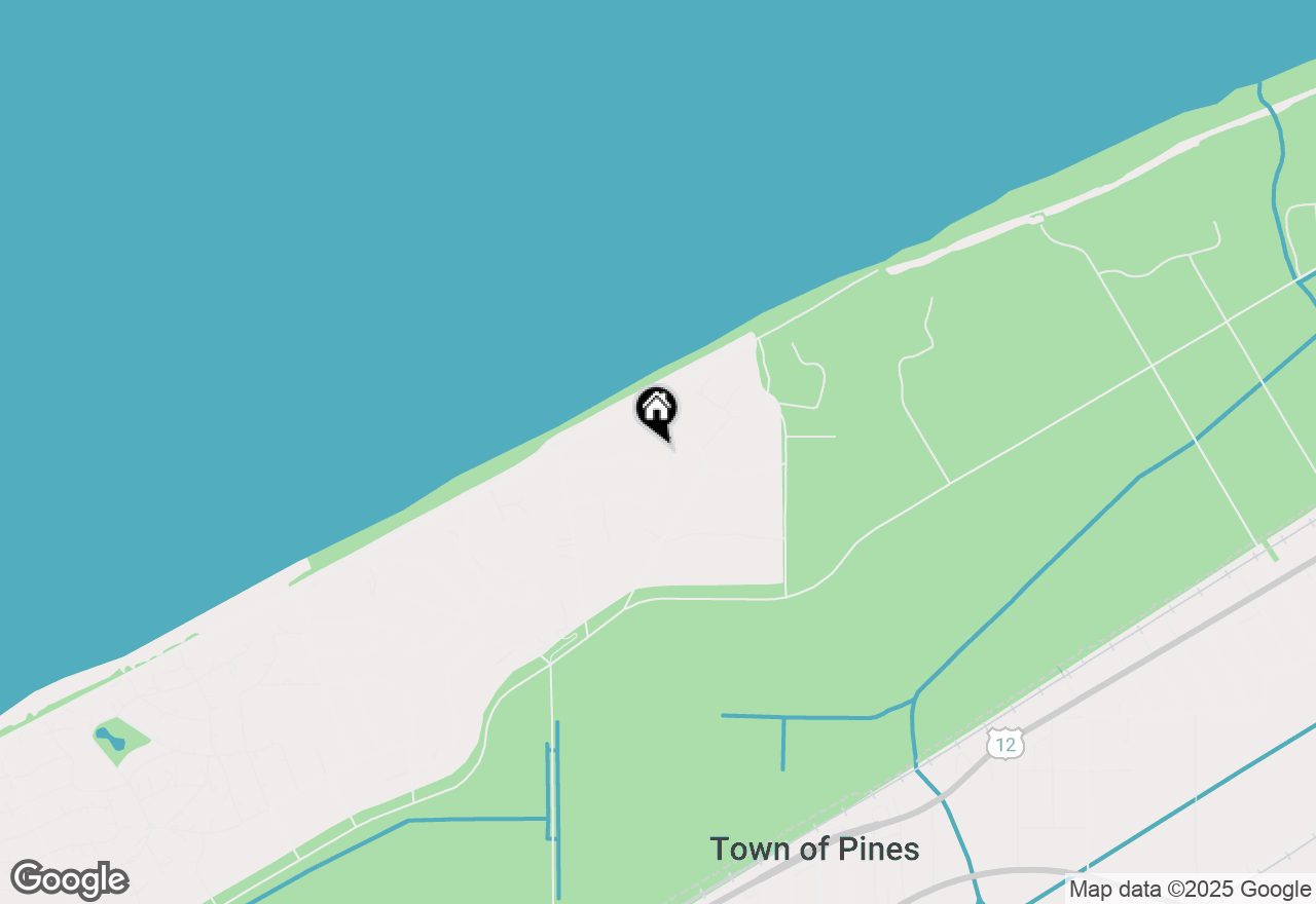 Map of 716 E Wilson Avenue, Beverly Shores, IN 46301