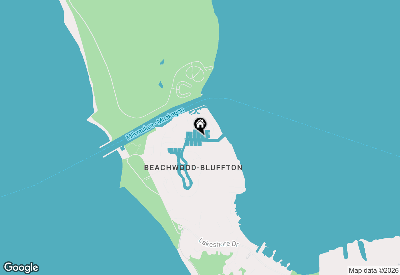 Map of 3429 Fulton Avenue #72, SLIP C-23, Muskegon, MI 49441