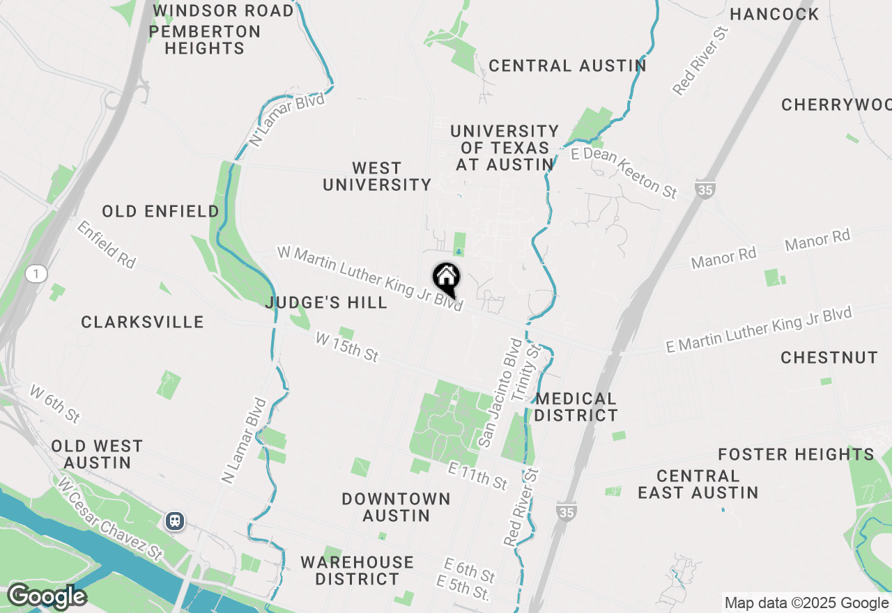 Map of 1801 Lavaca St #5D, Austin, TX 78701