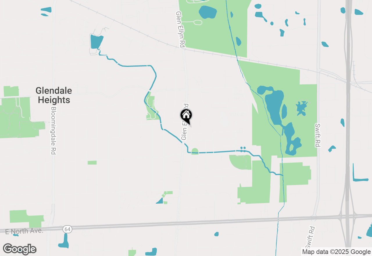 Map of 1489 Glen Ellyn Road, Glendale Heights, IL 60139