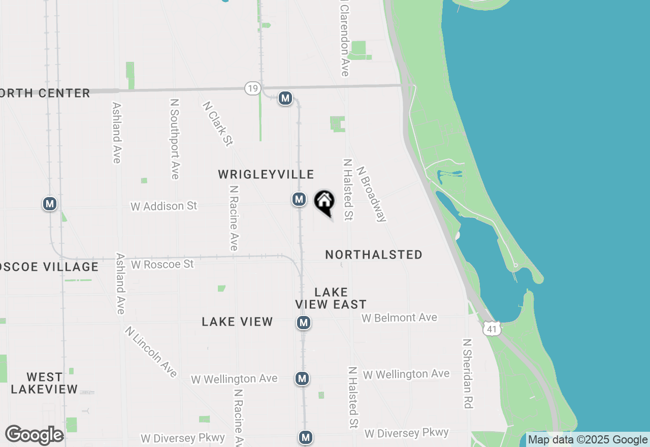 Map of 3517 N Fremont Street #4, Chicago, IL 60657