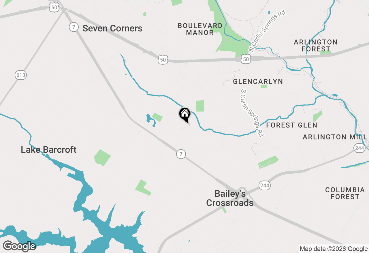 Map of 5922 Munson Court, Falls Church, VA 22041