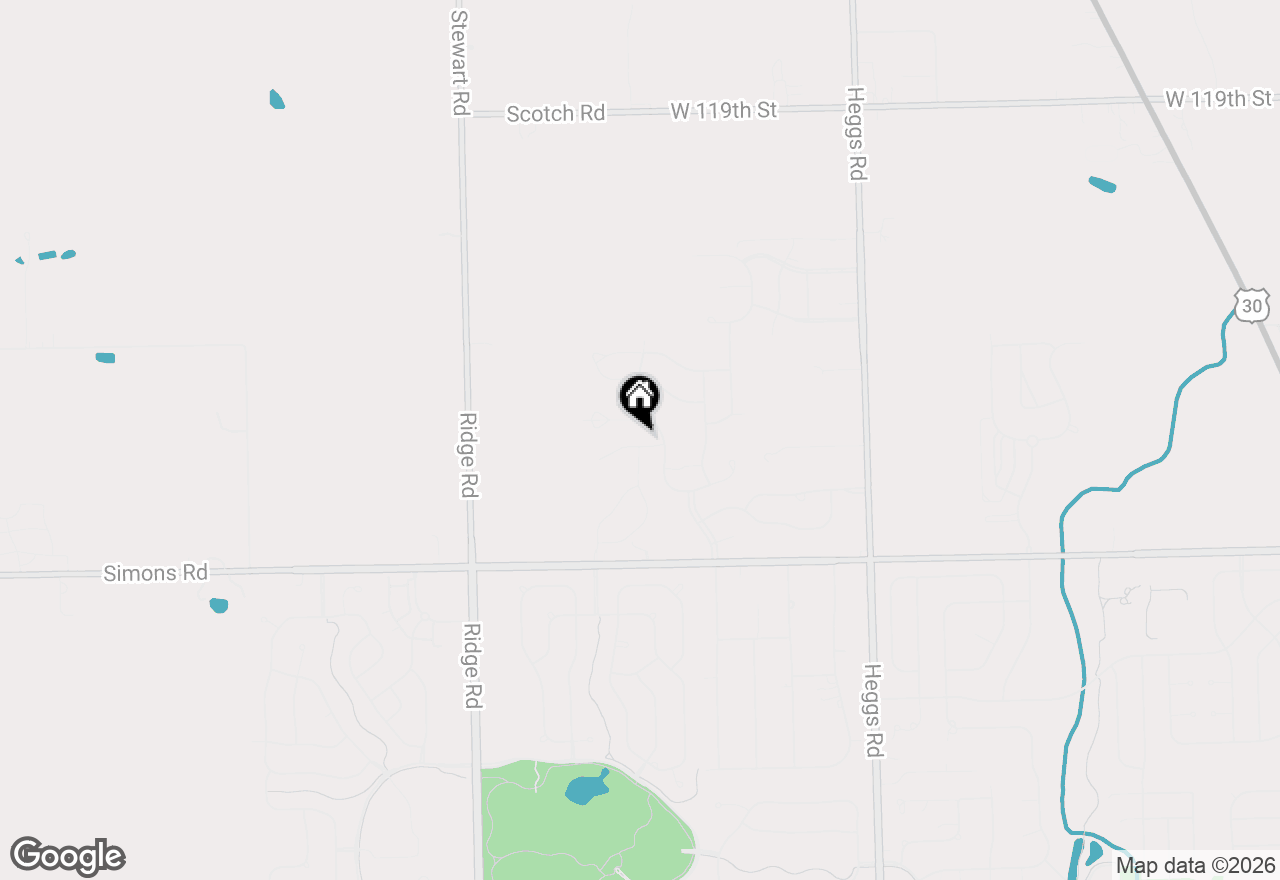 Map of 26458 W Vincent Drive, Plainfield, IL 60585