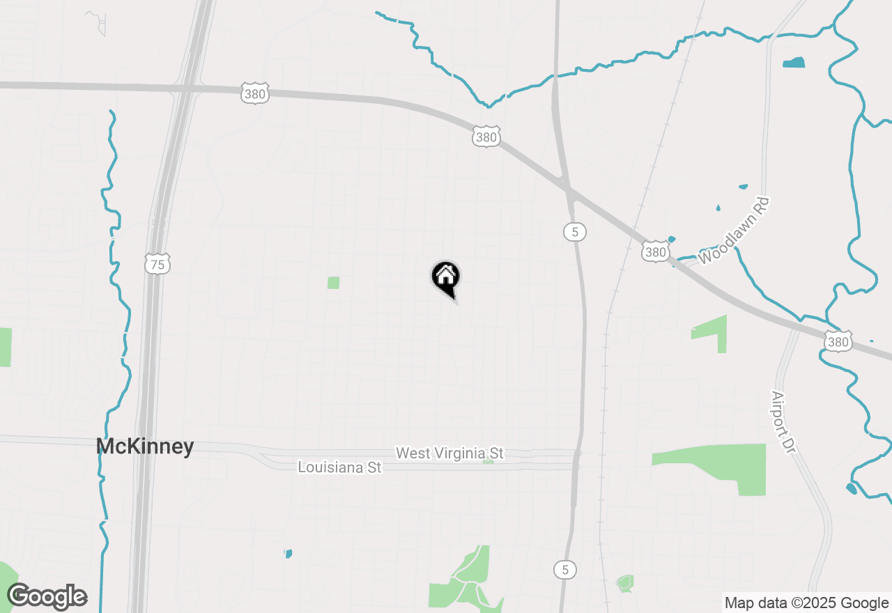 Map of 1004 N College Street, Mckinney, TX 75069