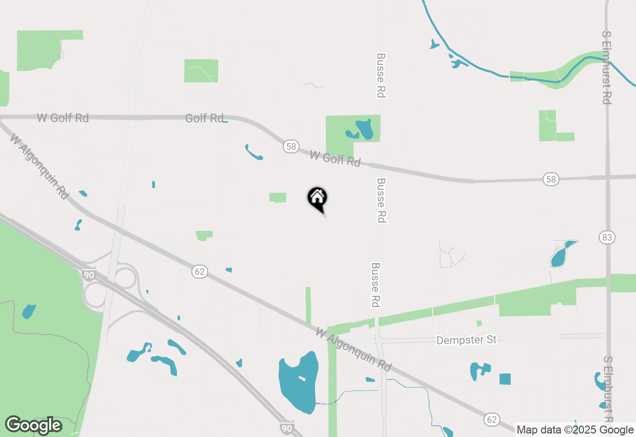 Map of 1809 W Locust Lane, Mount Prospect, IL 60056