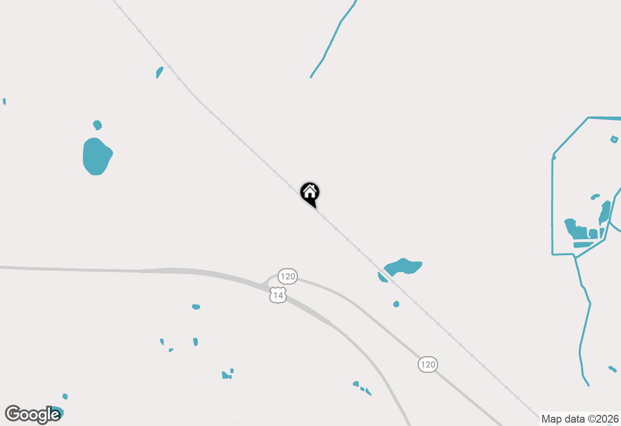 Map of 1106 Rail Drive, Woodstock, IL 60098