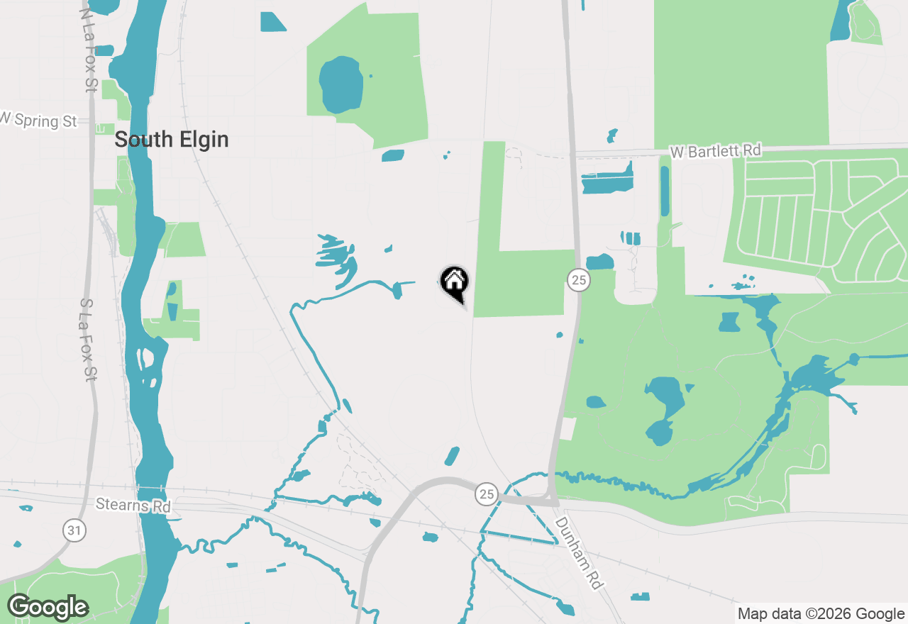 Map of 321 S Pointe Avenue, South Elgin, IL 60177
