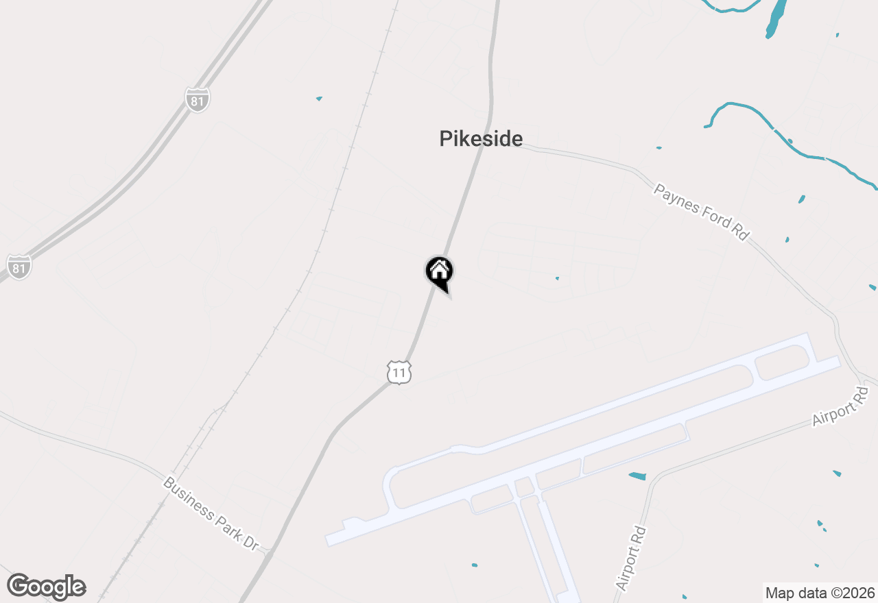 Map of 3485 Winchester Avenue #2, Martinsburg, WV 25405