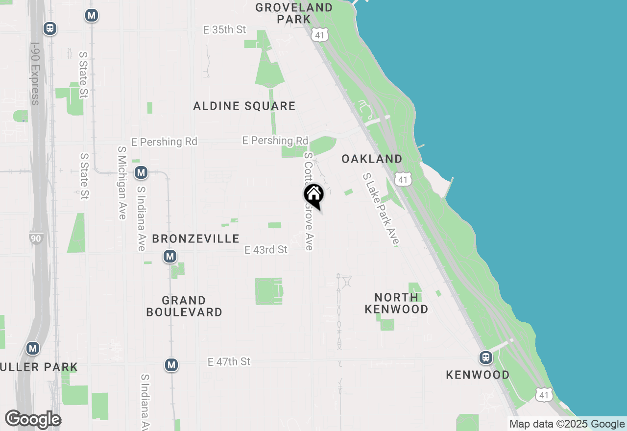 Map of 4149 S Cottage Grove Avenue #410, Chicago, IL 60653