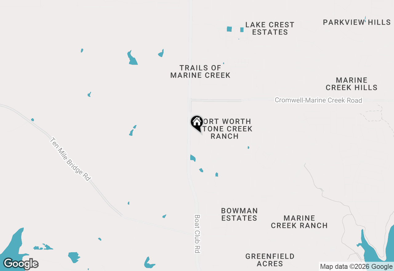 Map of 6237 Stone Lake Drive, Fort Worth, TX 76179