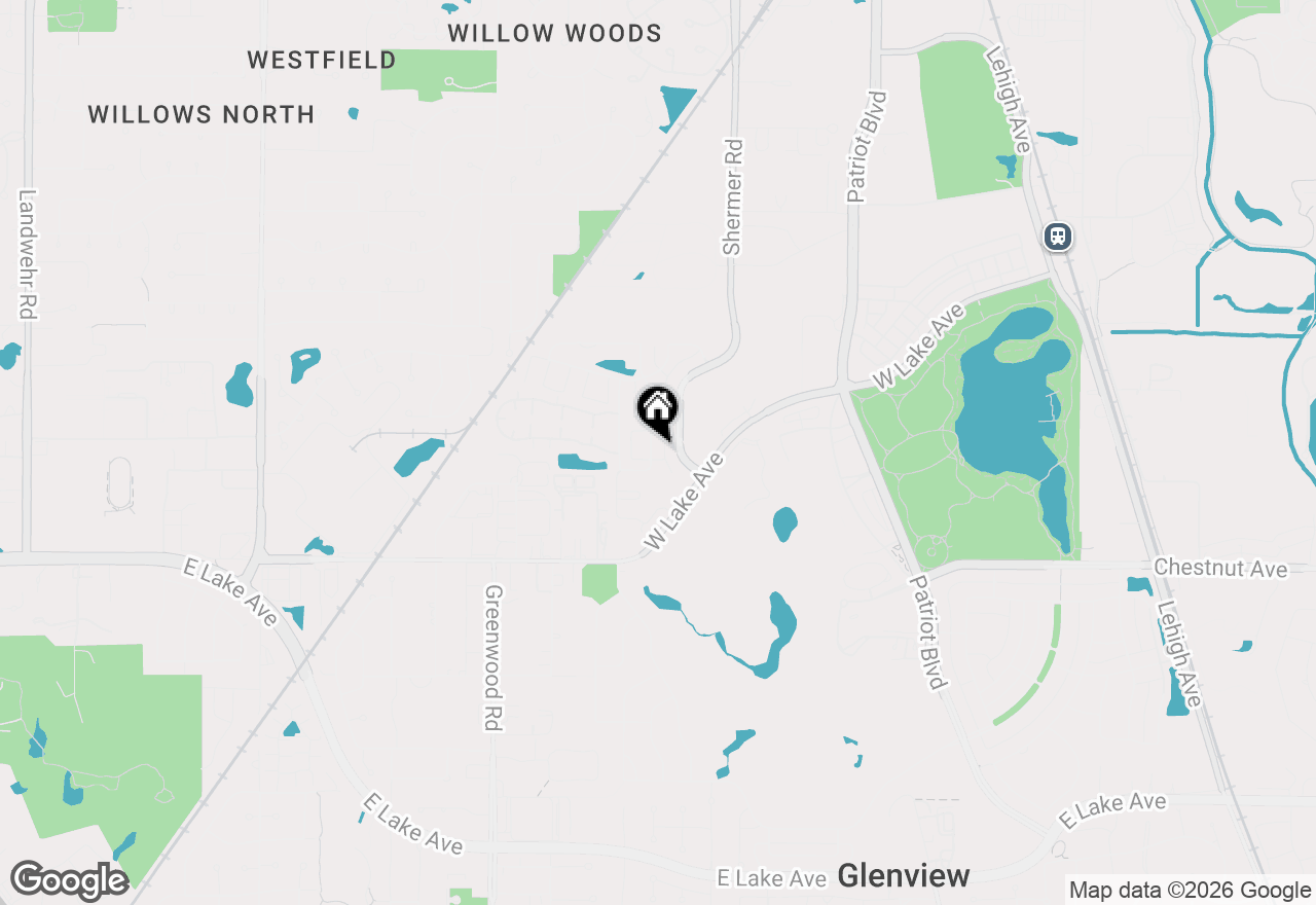 Map of 1975 Dauntless Drive, Glenview, IL 60026