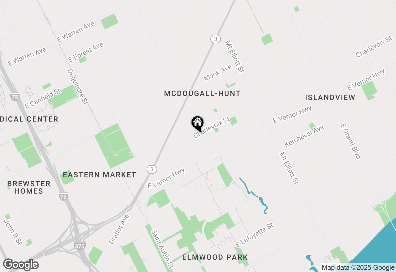 Map of 2731 Mcdougall, Detroit, MI 48207