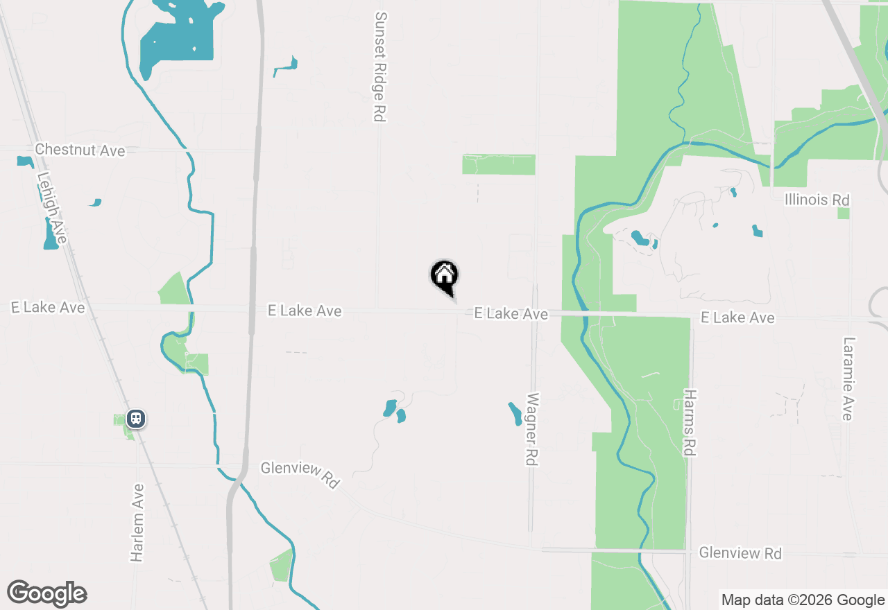 Map of 1130 E Lake Avenue, Glenview, IL 60025
