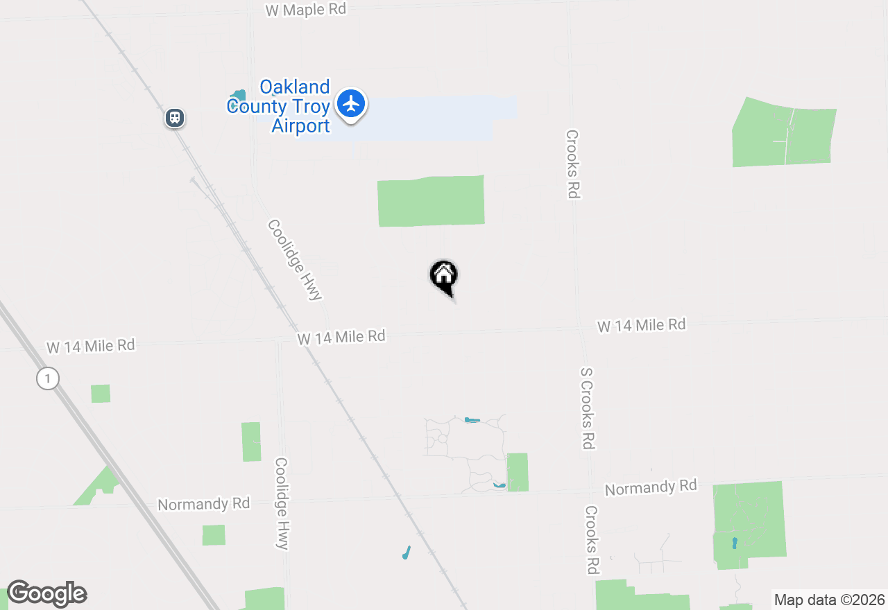 Map of 4810 Briarwood Avenue #F2, Royal Oak, MI 48073