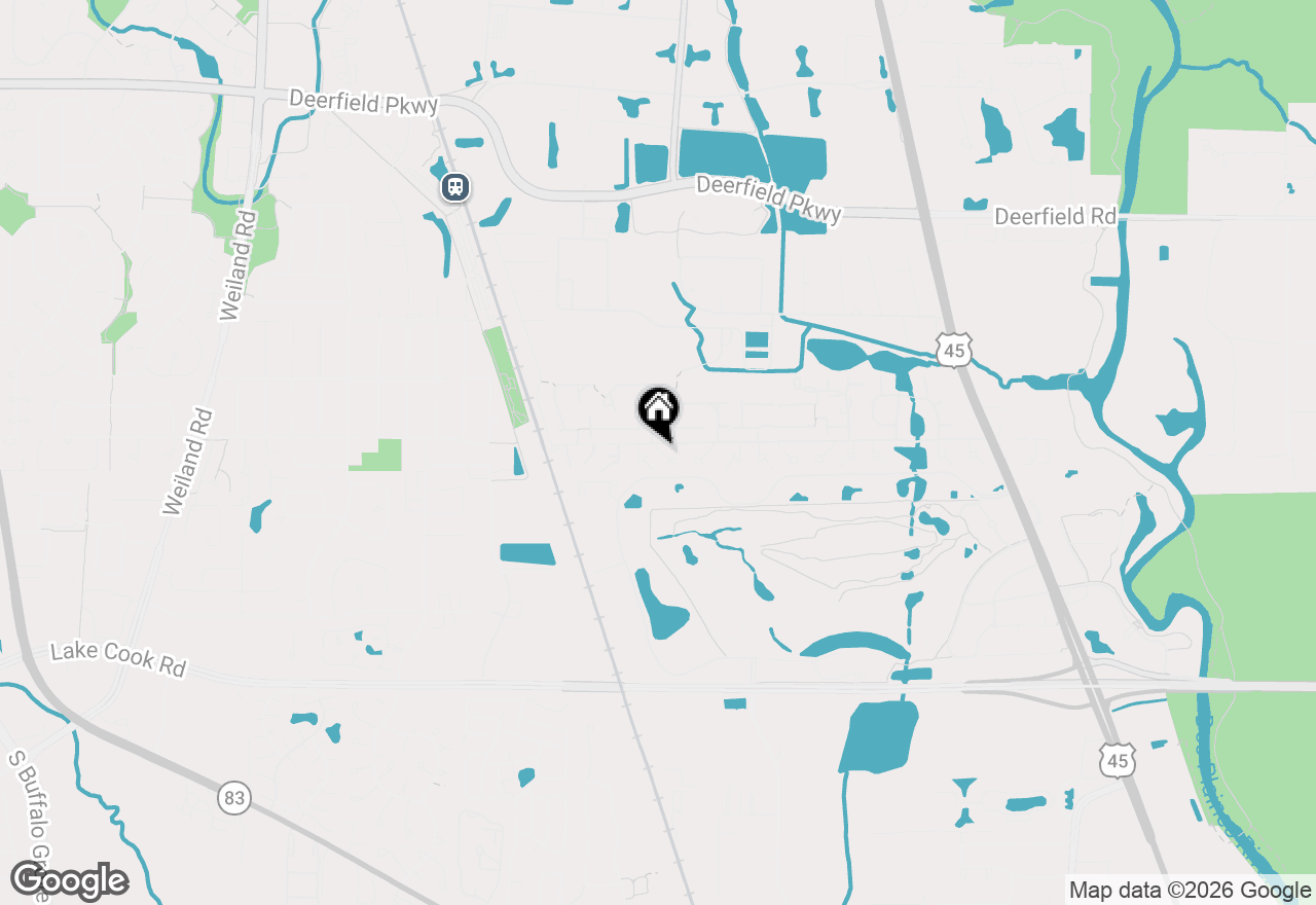 Map of 1062 Inverrary Lane, Deerfield, IL 60015