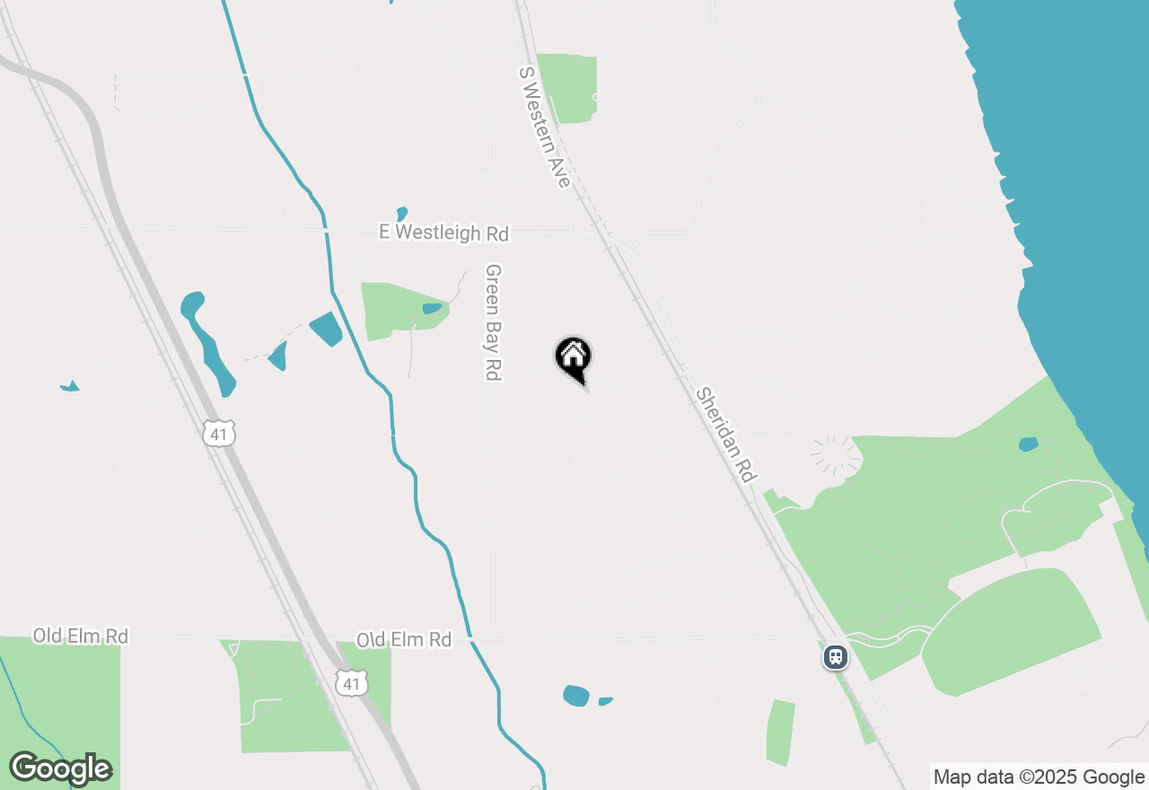 Map of 725 Timber Lane, Lake Forest, IL 60045