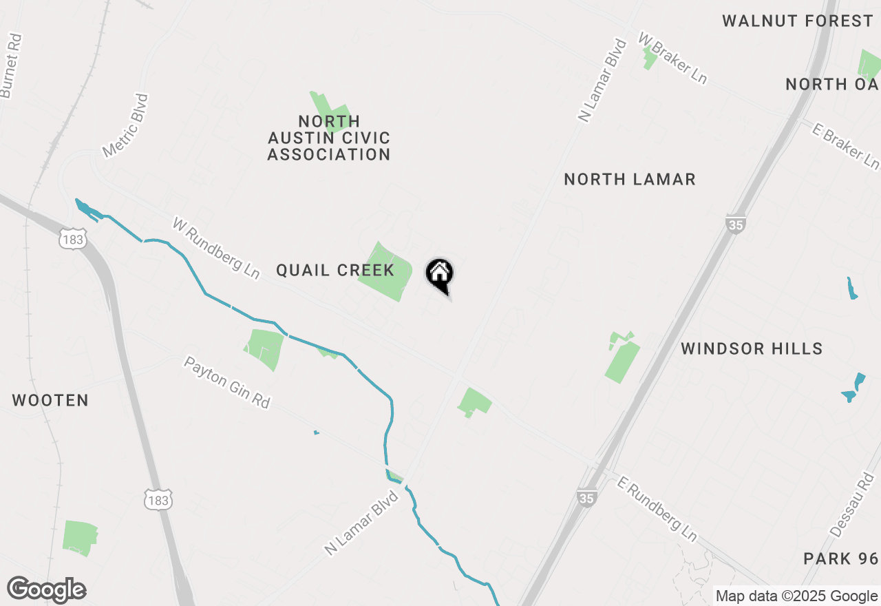 Map of 9526 Quail Village Ln, Austin, TX 78758