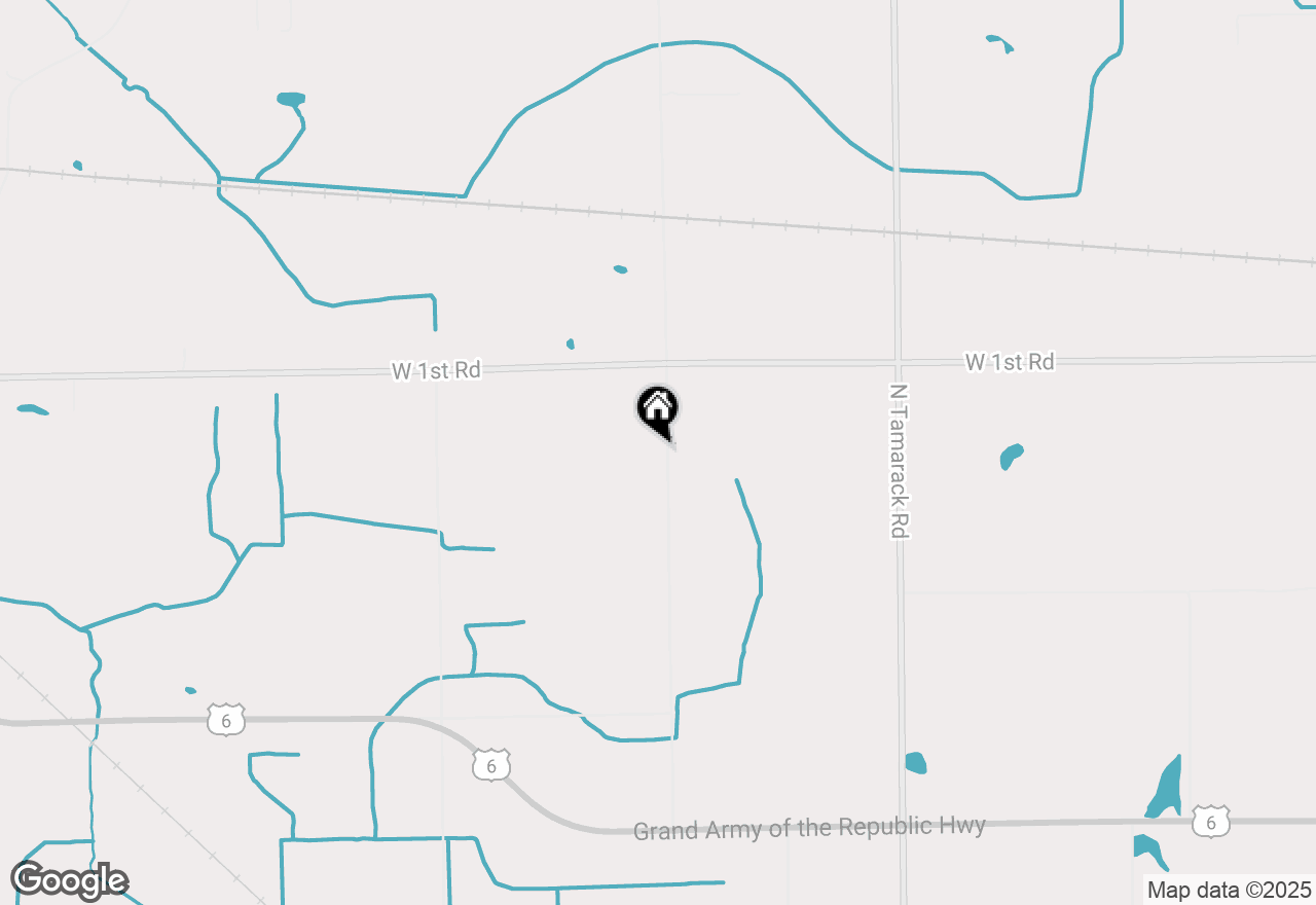 Map of 1199 N Thorn Road, Walkerton, IN 46574