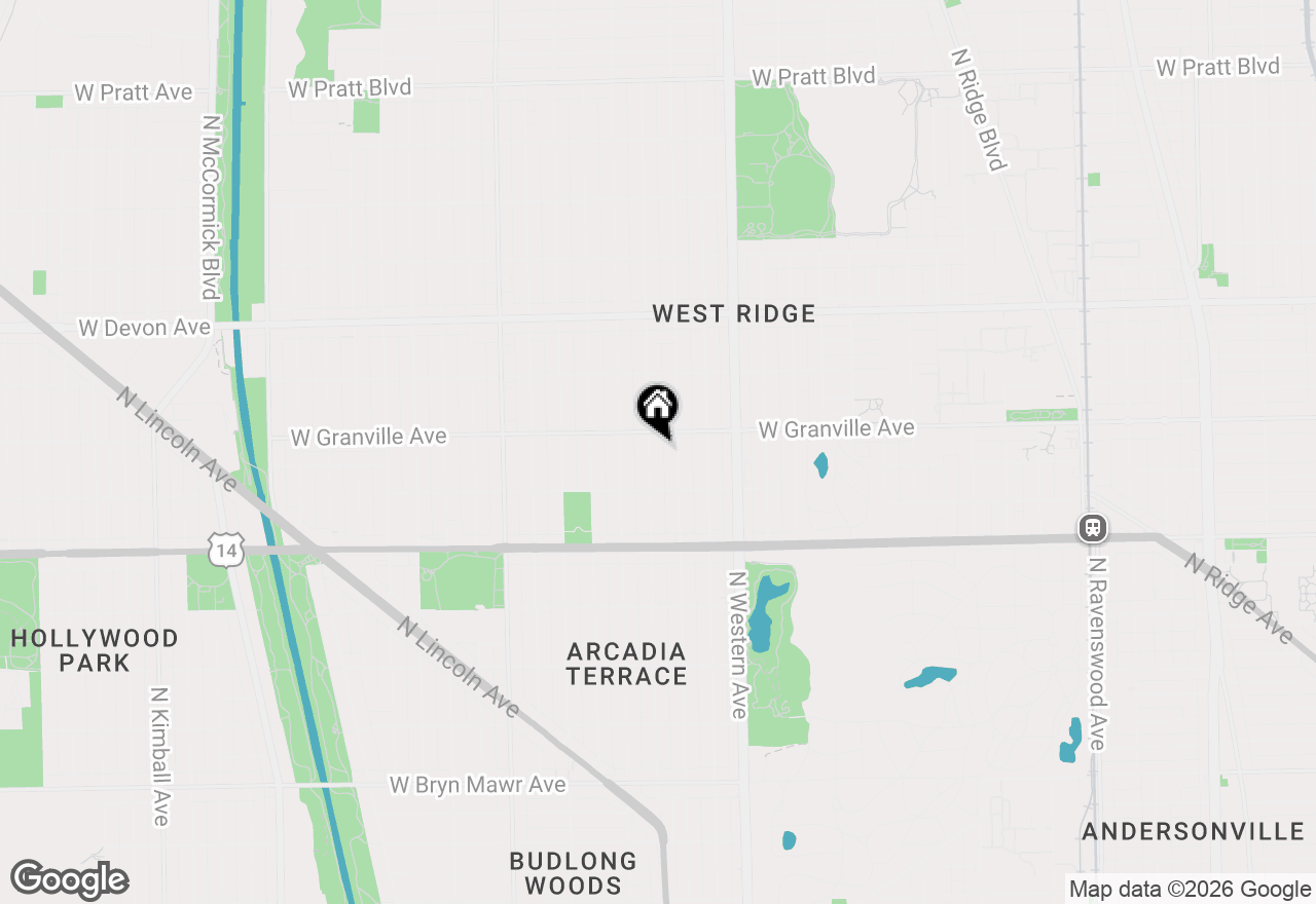 Map of 6141 N Maplewood Avenue, Chicago, IL 60659