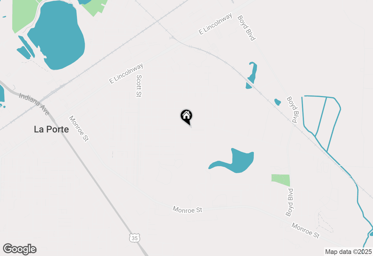 Map of 916 Ohio Street, La Porte, IN 46350