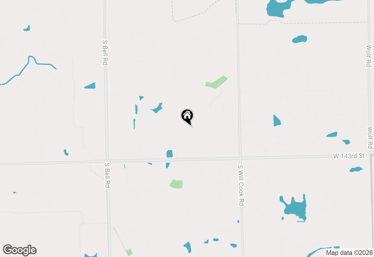 Map of 12309 Partridge Lane, Orland Park, IL 60467