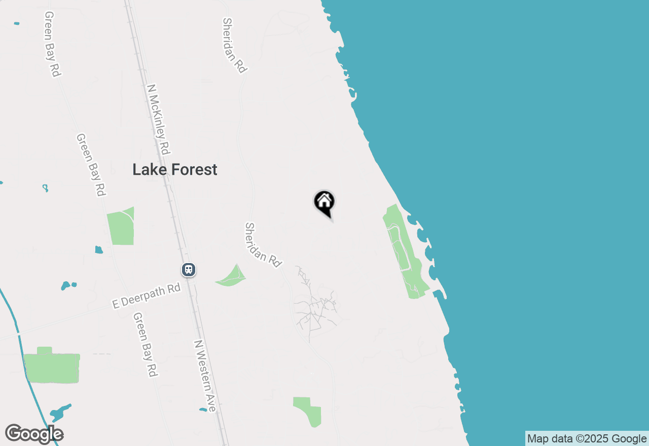 Map of 770 E Westminster Road, Lake Forest, IL 60045