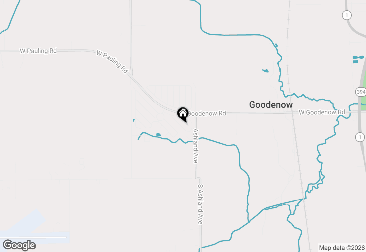 Map of 69 Meadowlark Lane, Beecher, IL 60401