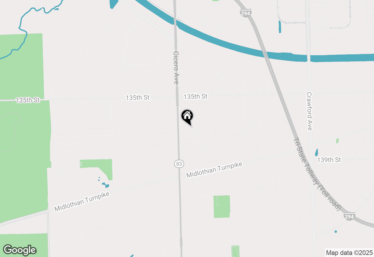 Map of 4714 137th Street #3, Crestwood, IL 60418