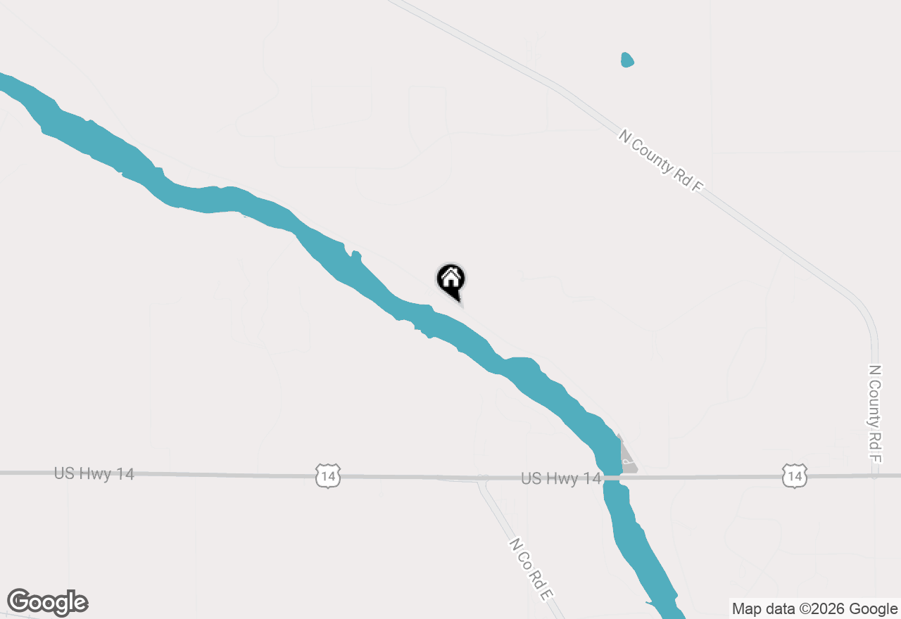Map of 4539 N River Road, Janesville, WI 53545