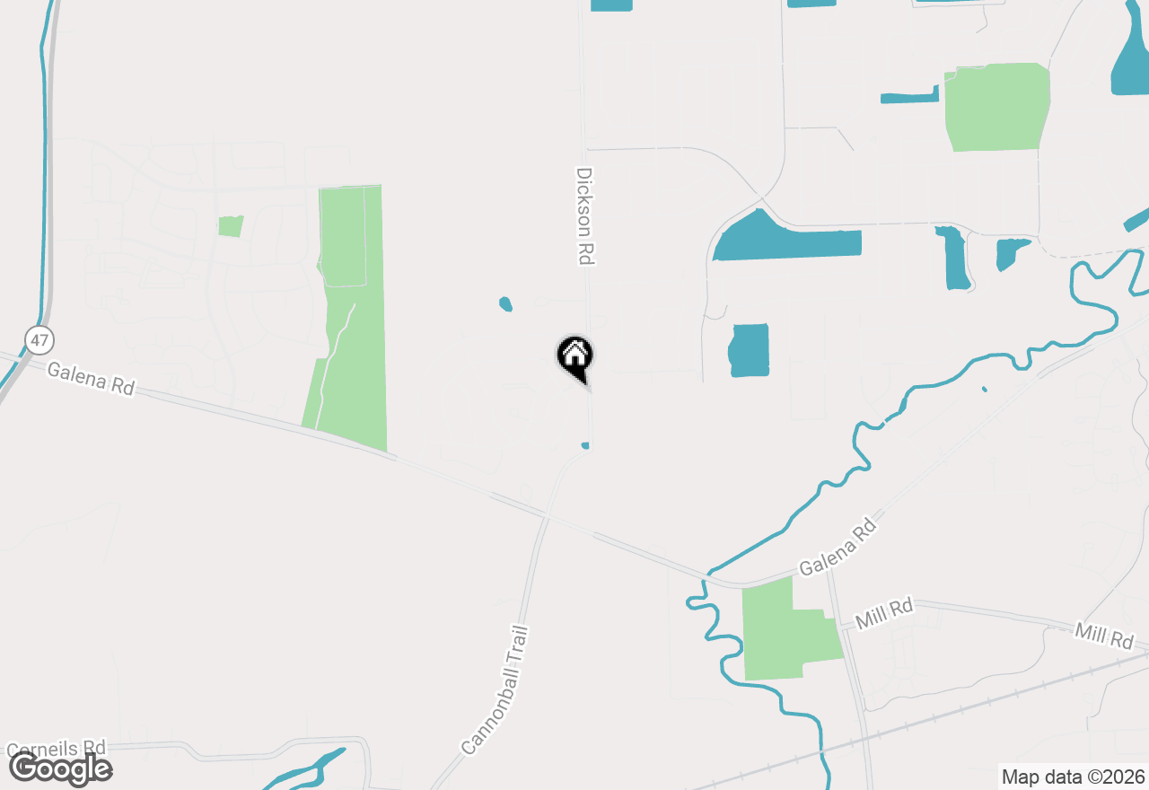 Map of 2626 Cielo Court, Montgomery, IL 60538