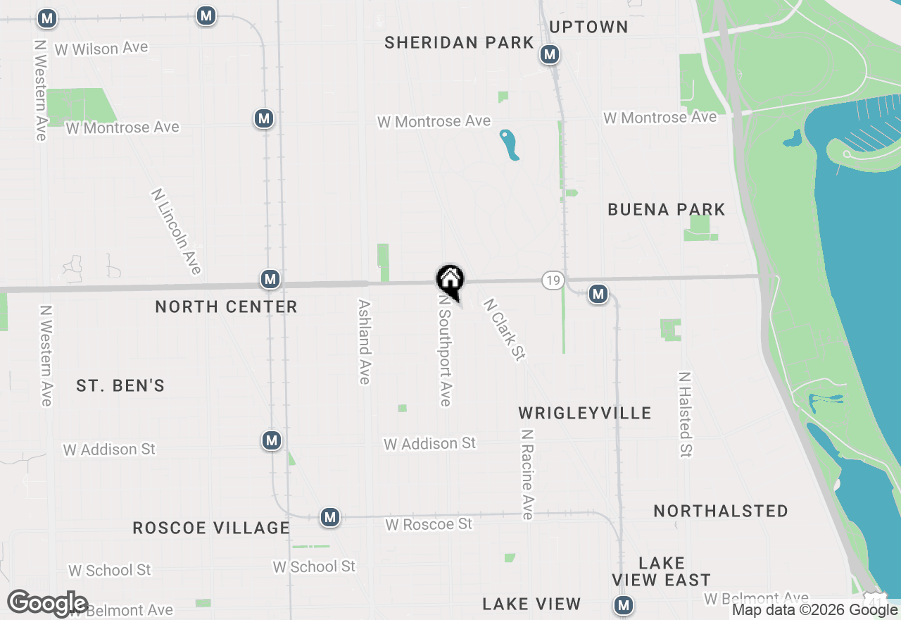 Map of 3919 N Southport Avenue #G, Chicago, IL 60613
