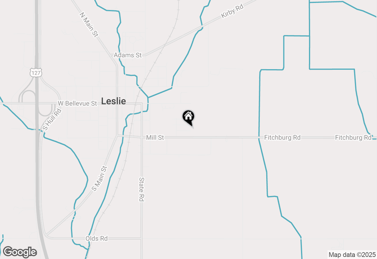 Map of 714 Mill Street #14, Leslie, MI 49251