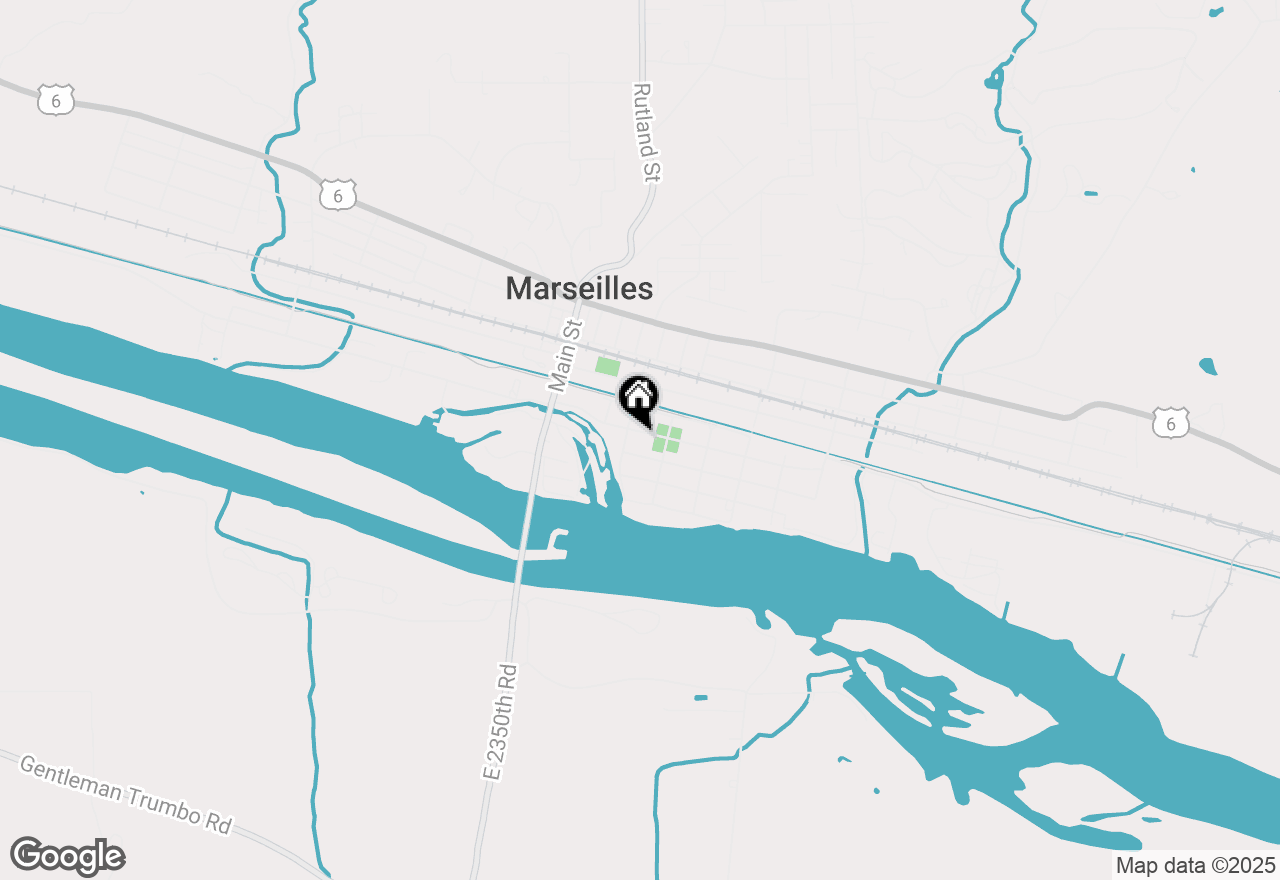 Map of 315 Broadway Street, Marseilles, IL 61341