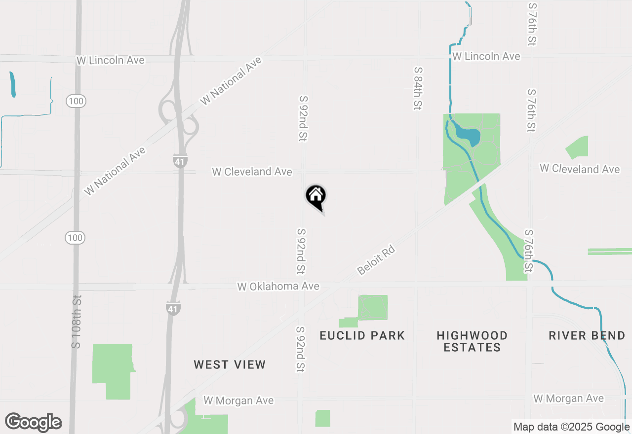 Map of 2873 S 91st St, West Allis, WI 53227