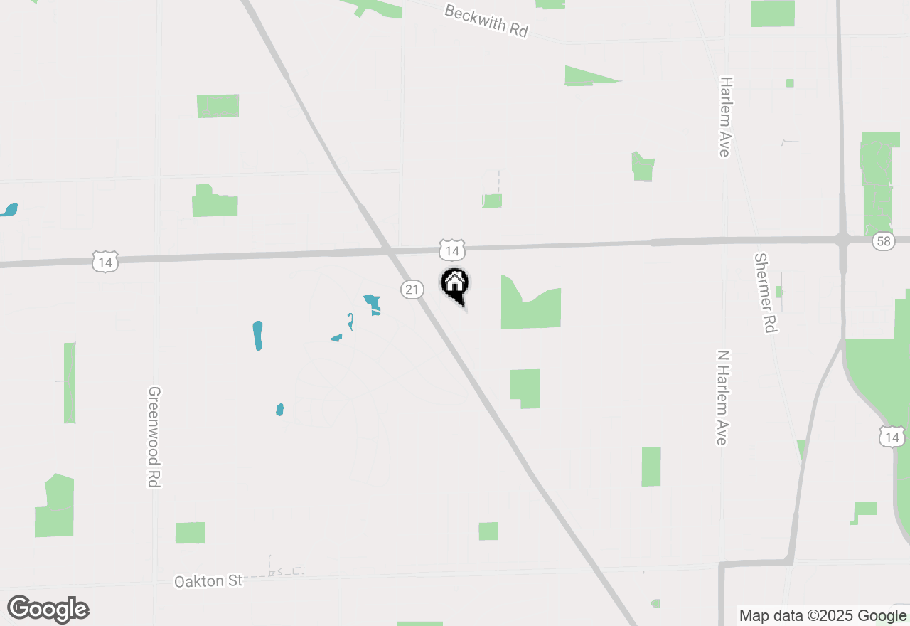 Map of 8628 N Merrill Street, Niles, IL 60714