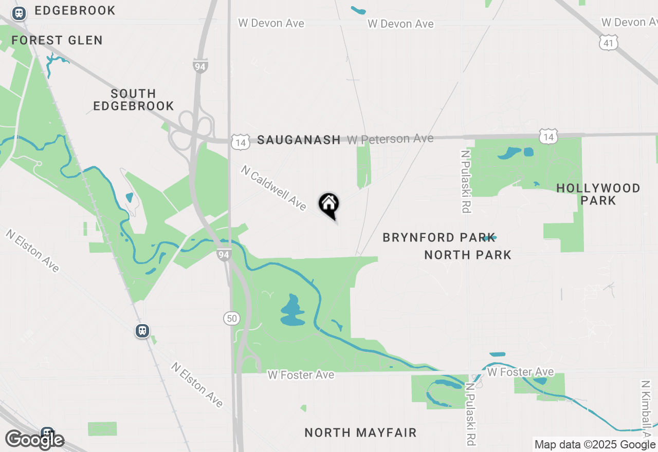 Map of 4440 W Hollywood Avenue, Chicago, IL 60646