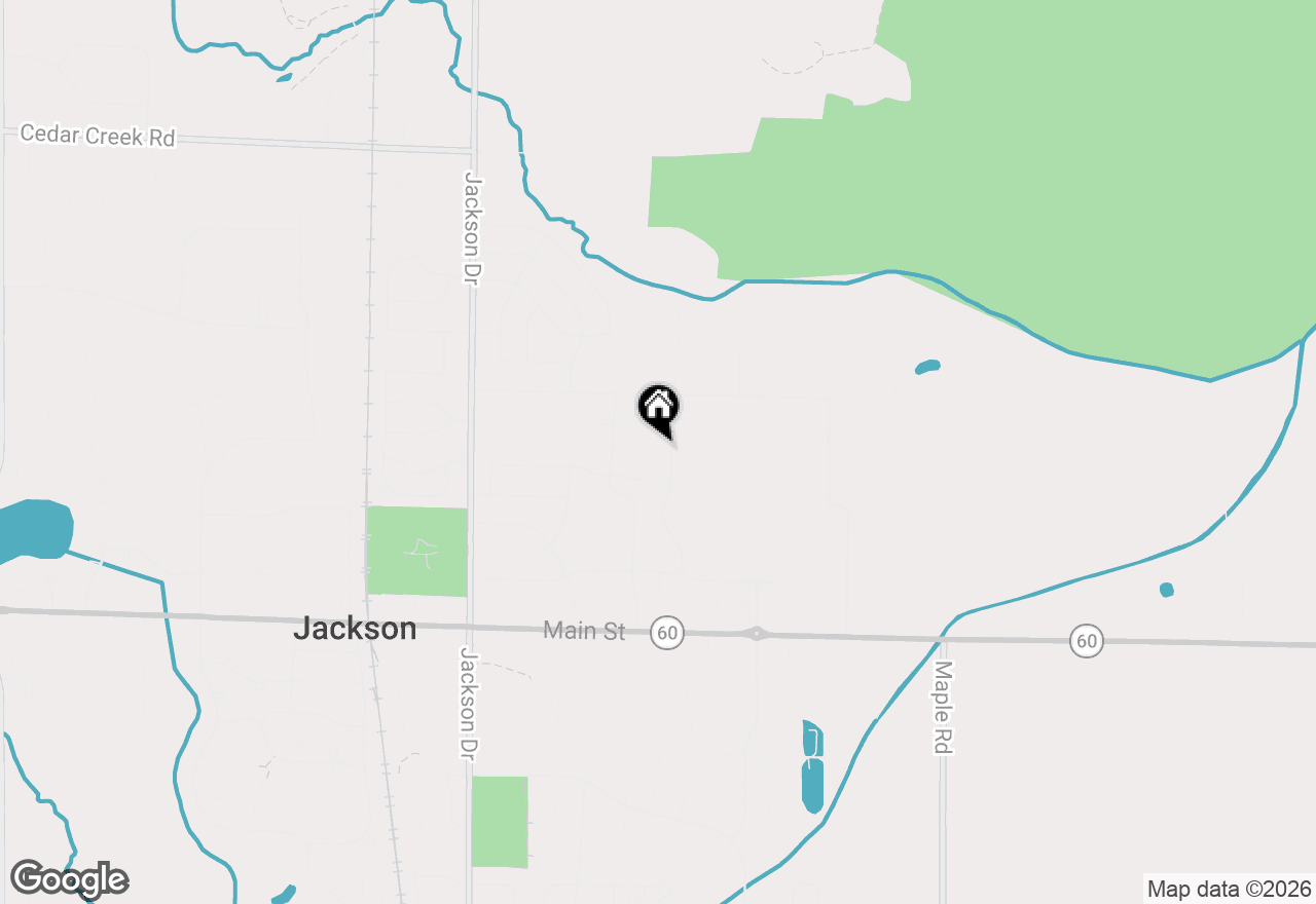 Map of W197N17085 Stonewall Dr, Jackson, WI 53037