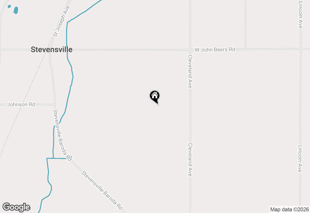 Map of 6106 Longhorn Trail, Stevensville, MI 49127