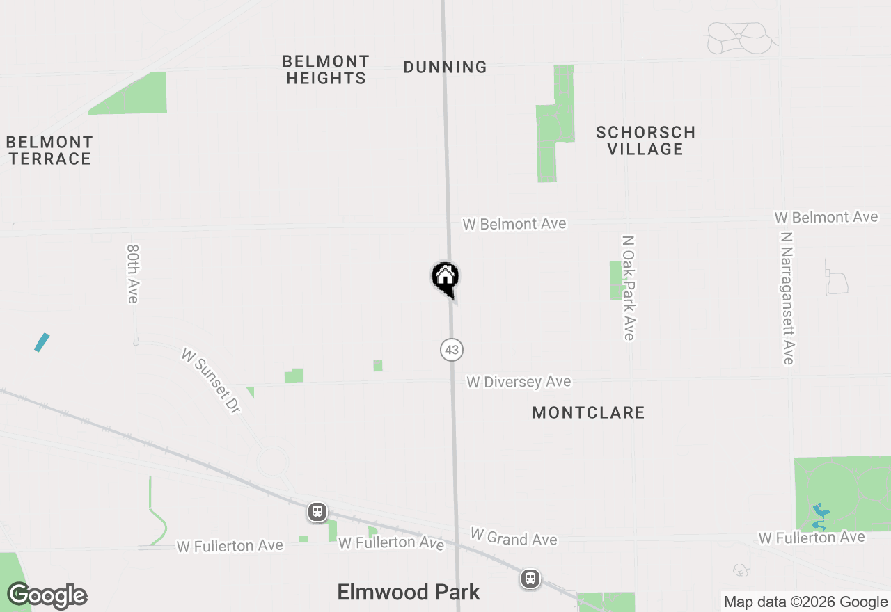 Map of 7201 W Wellington Avenue #D-1, Elmwood Park, IL 60707