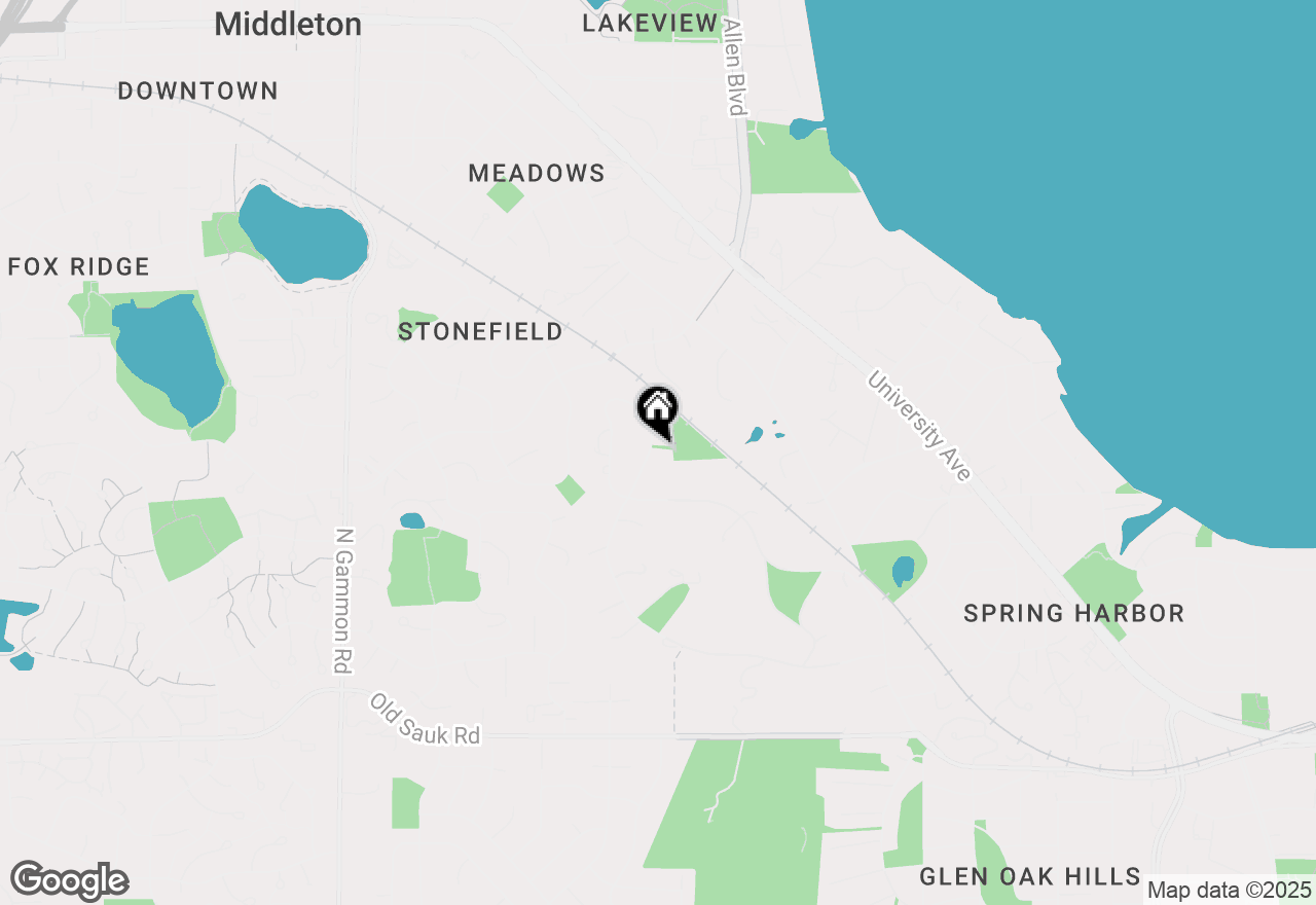 Map of 1417 E Skyline Drive, Madison, WI 53705